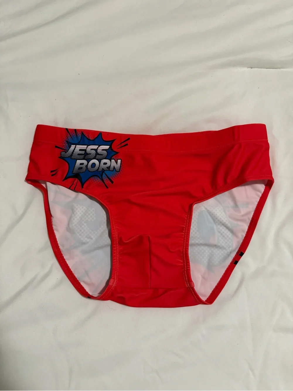 Men’s 30-34” Speedo Red Swim Briefs